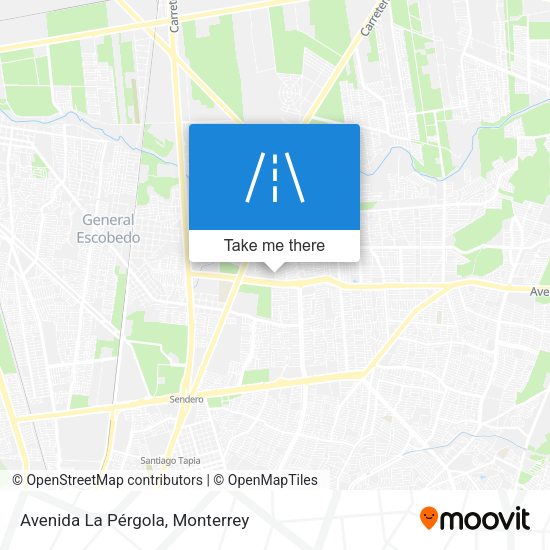 Mapa de Avenida La Pérgola
