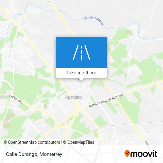 Mapa de Calle Durango