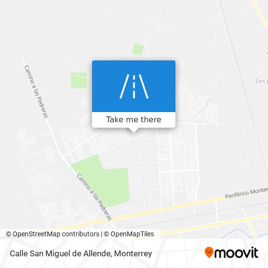 Mapa de Calle San Miguel de Allende