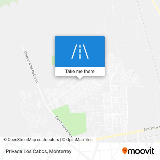 Mapa de Privada Los Cabos