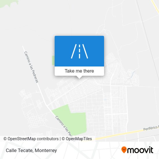 Mapa de Calle Tecate