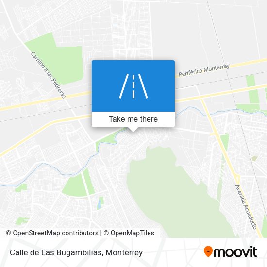 Calle de Las Bugambilias map
