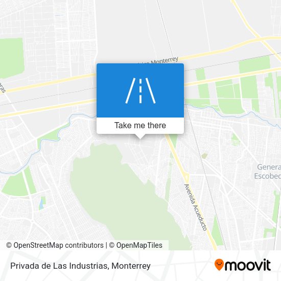 Privada de Las Industrias map