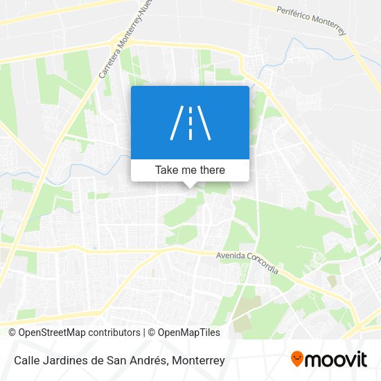 Calle Jardines de San Andrés map
