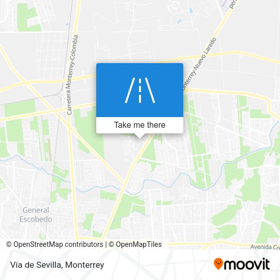 Vía de Sevilla map