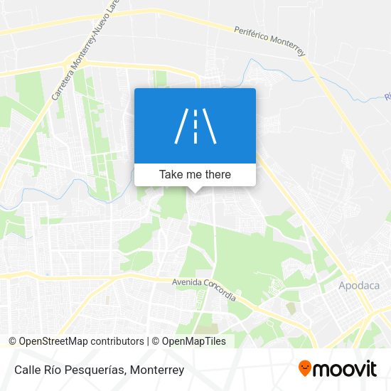 Mapa de Calle Río Pesquerías