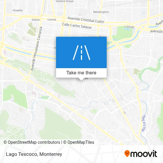 Lago Texcoco map