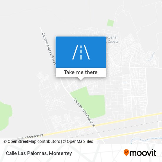 Calle Las Palomas map