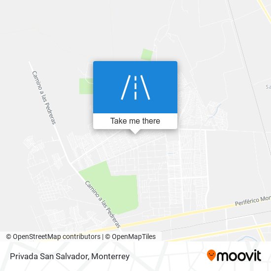 Privada San Salvador map