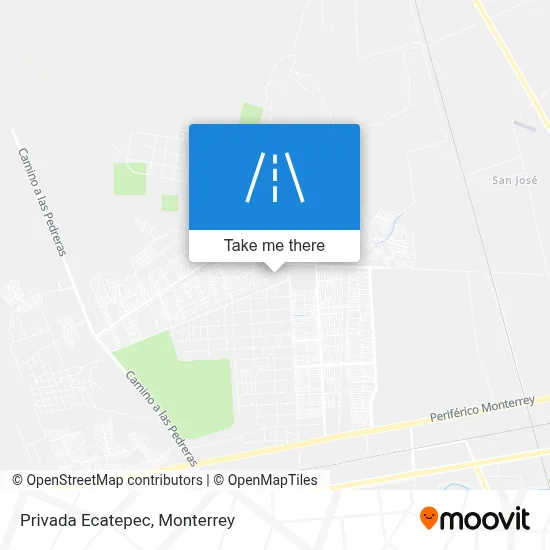 Privada Ecatepec map