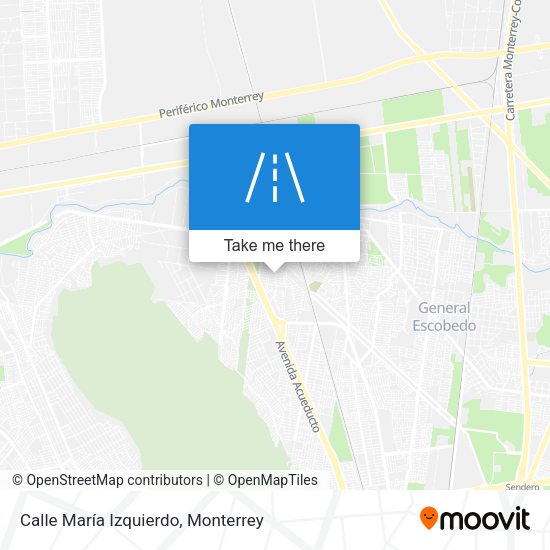 Mapa de Calle María Izquierdo