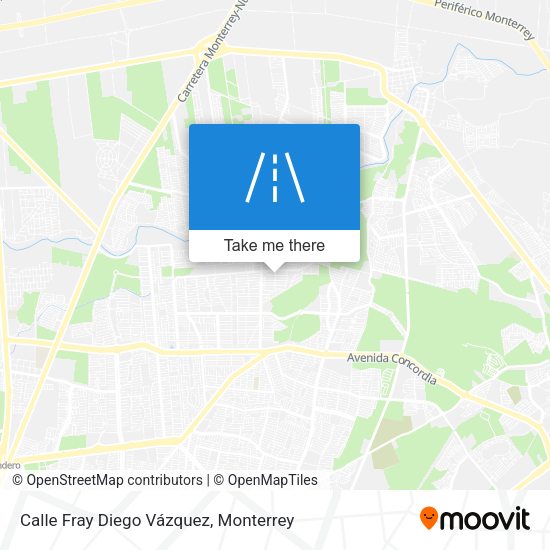 Mapa de Calle Fray Diego Vázquez