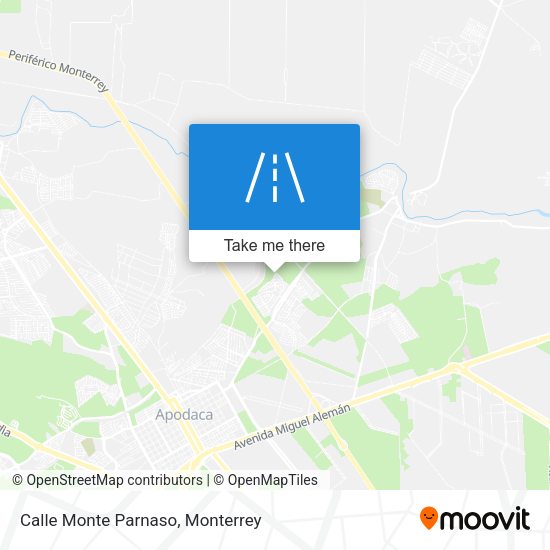 Mapa de Calle Monte Parnaso