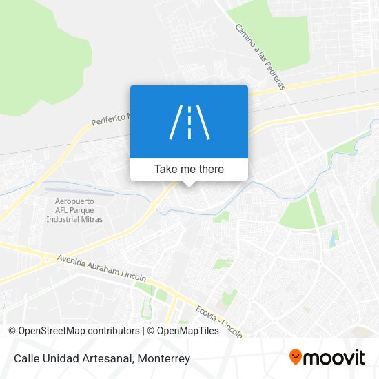 Calle Unidad Artesanal map