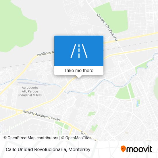Mapa de Calle Unidad Revolucionaria