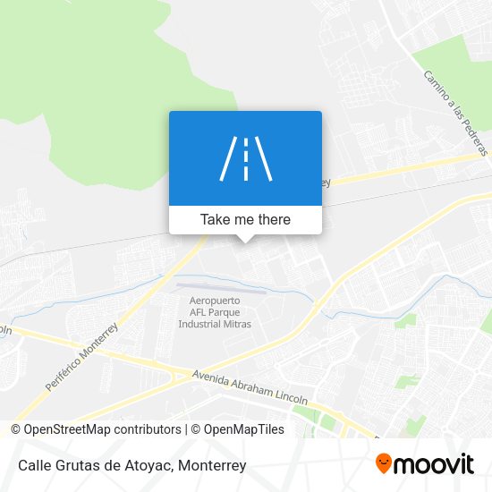 Calle Grutas de Atoyac map