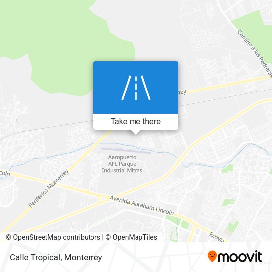 Mapa de Calle Tropical