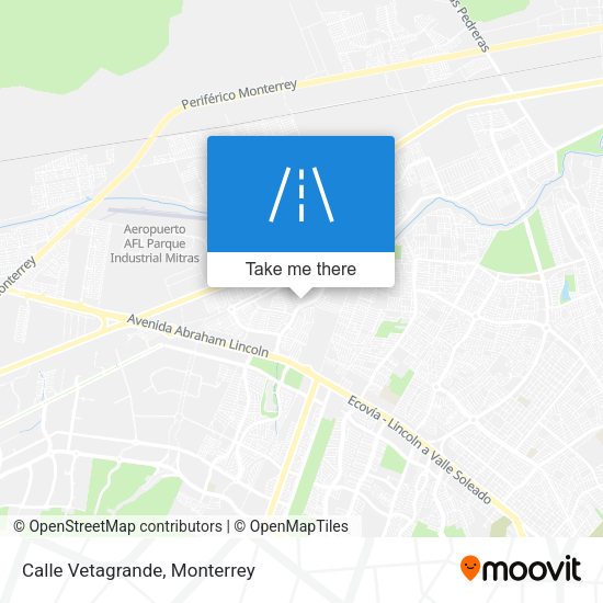 Mapa de Calle Vetagrande