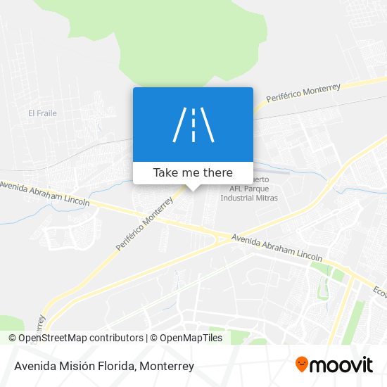 Avenida Misión Florida map