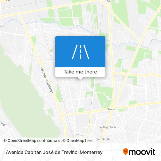 Avenida Capitán José de Treviño map