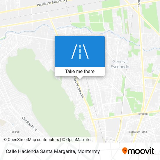 Calle Hacienda Santa Margarita map