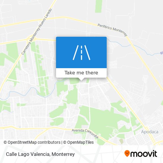 Calle Lago Valencia map