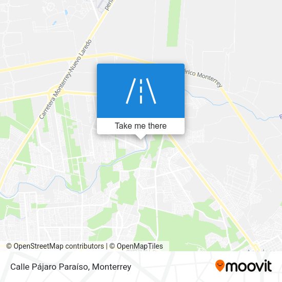 Mapa de Calle Pájaro Paraíso