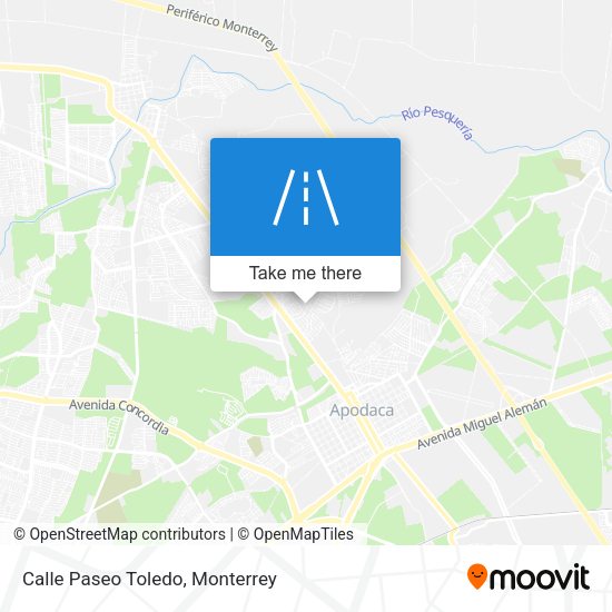 Calle Paseo Toledo map