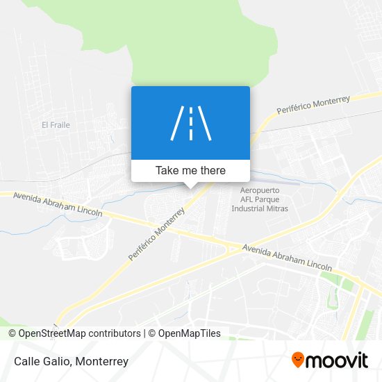 Mapa de Calle Galio