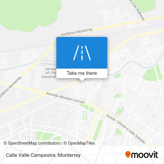 Mapa de Calle Valle Campestre