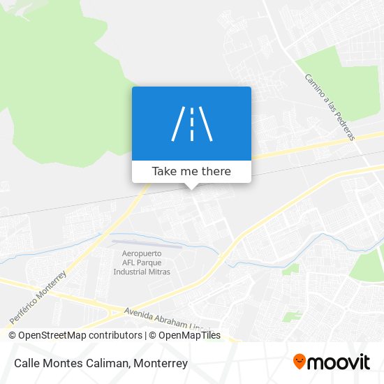 Mapa de Calle Montes Caliman