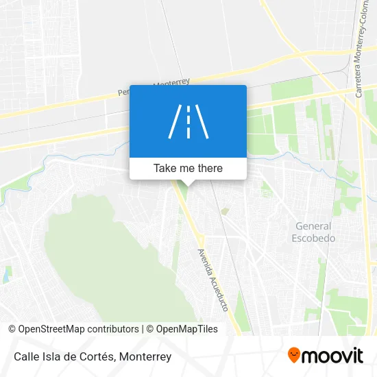 Mapa de Calle Isla de Cortés