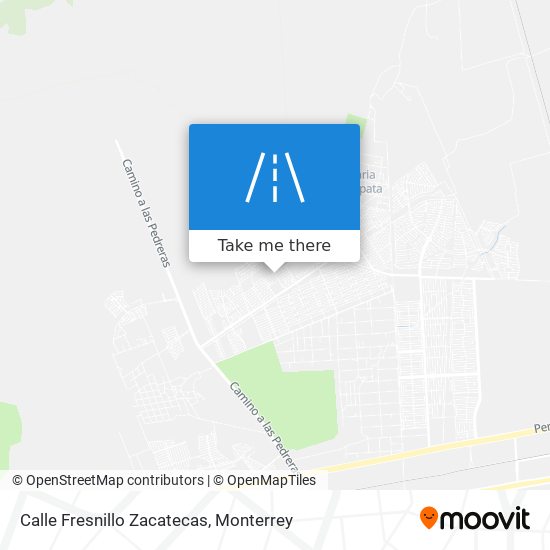 Calle Fresnillo Zacatecas map