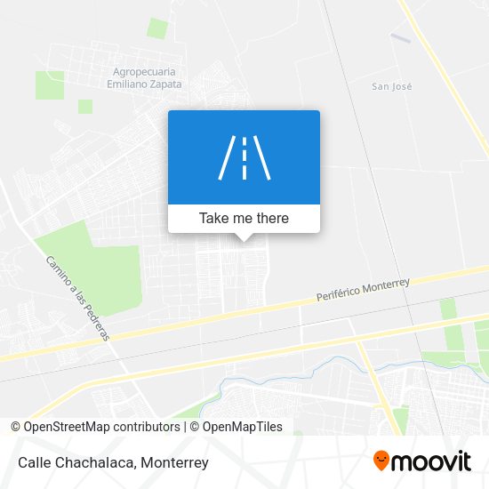Mapa de Calle Chachalaca
