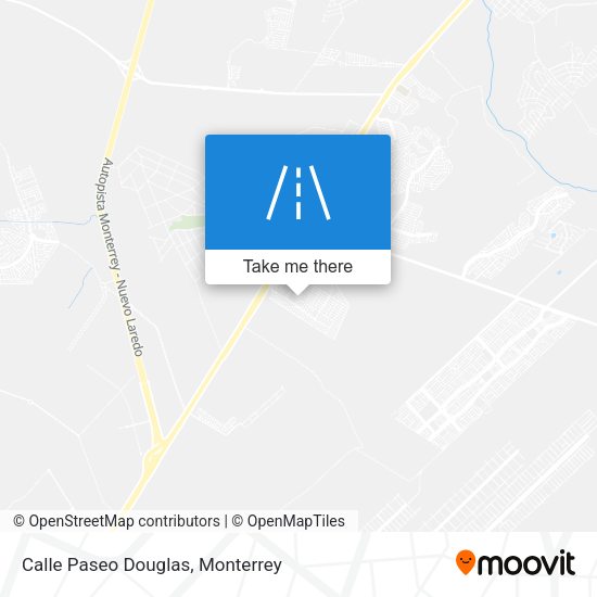 Calle Paseo Douglas map