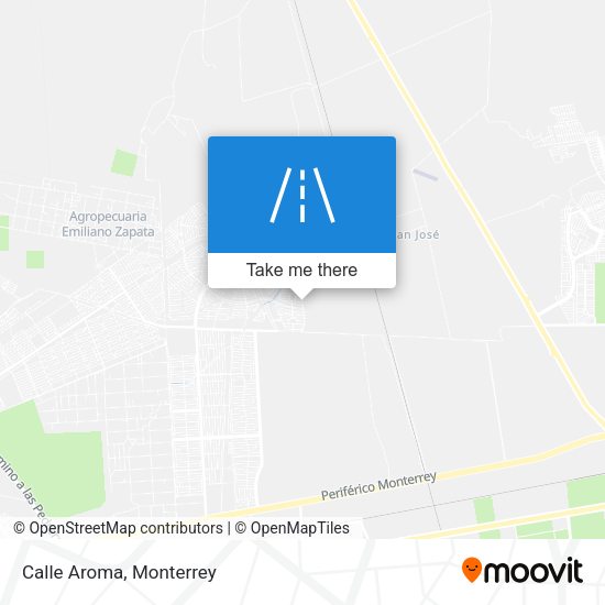 Mapa de Calle Aroma
