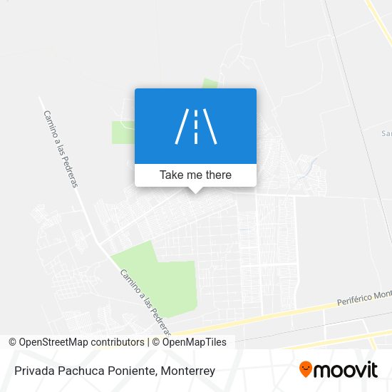Mapa de Privada Pachuca Poniente