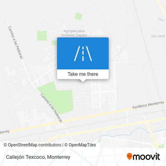 Mapa de Callejón Texcoco