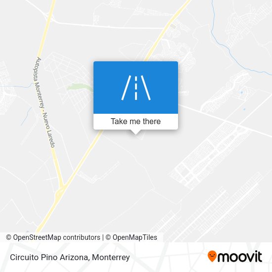 Circuito Pino Arizona map