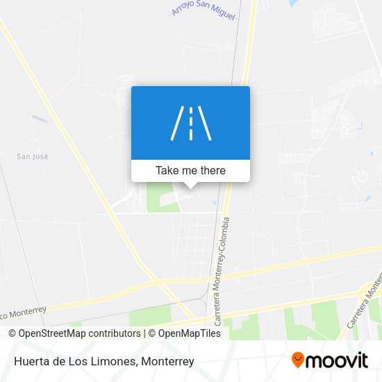 Huerta de Los Limones map