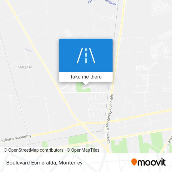 Boulevard Esmeralda map