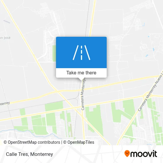 Mapa de Calle Tres
