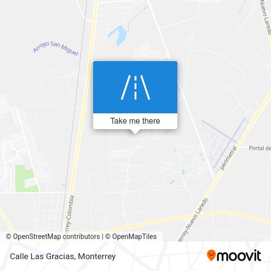 Mapa de Calle Las Gracias
