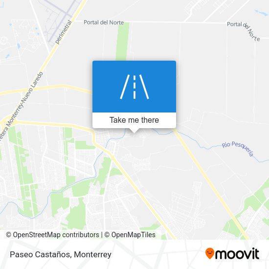 Paseo Castaños map
