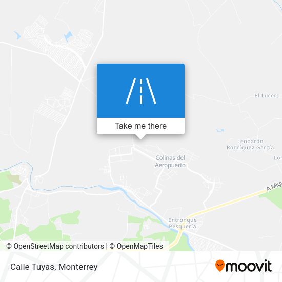 Mapa de Calle Tuyas
