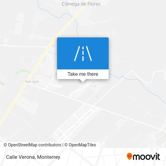 Mapa de Calle Verona