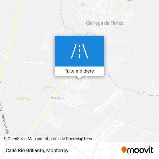 Mapa de Calle Rio Brillante