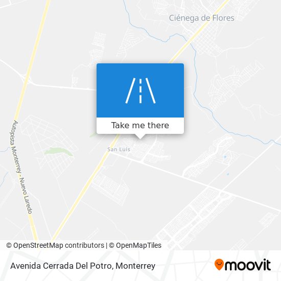 Avenida Cerrada Del Potro map