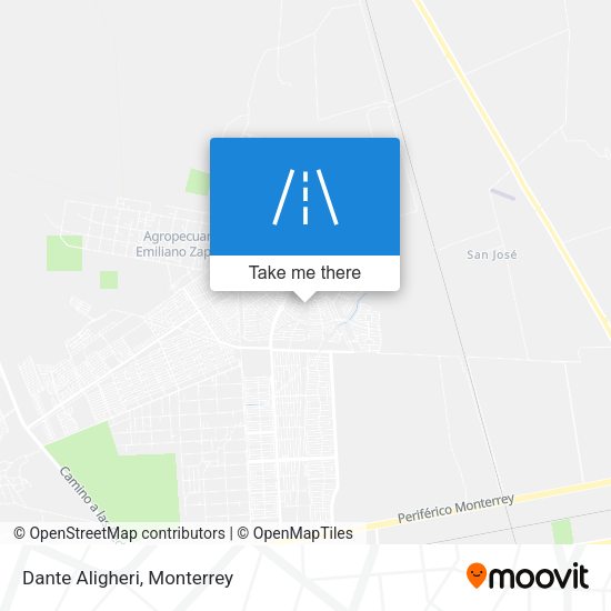 Mapa de Dante Aligheri