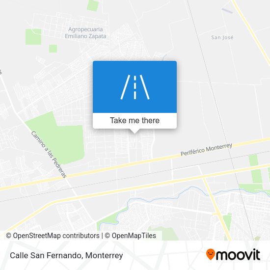 Mapa de Calle San Fernando